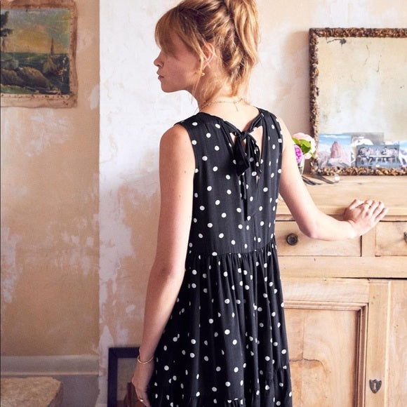 Sezane Fifi polka dot summer dress