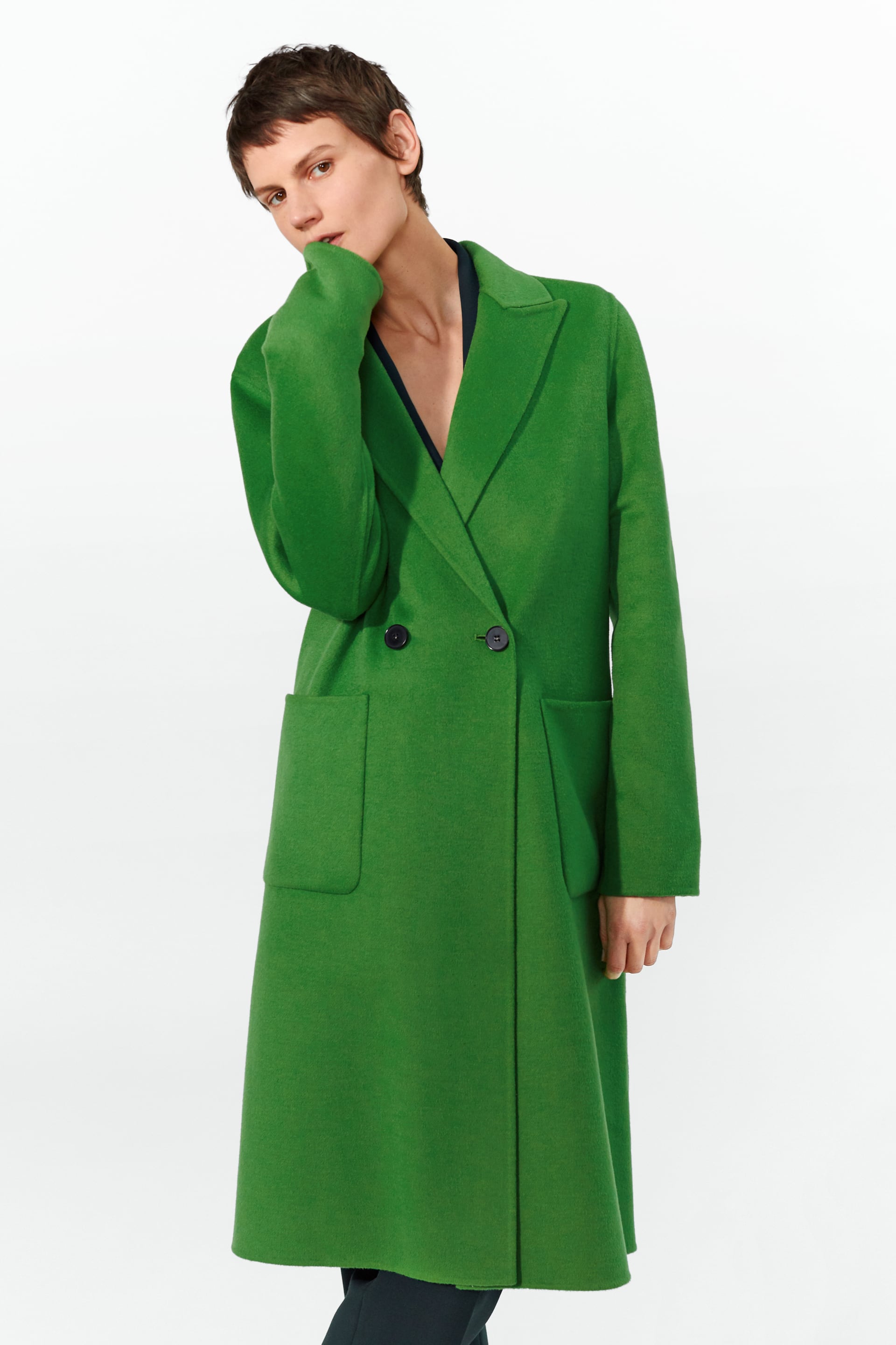 Zara neon clearance masculine coat